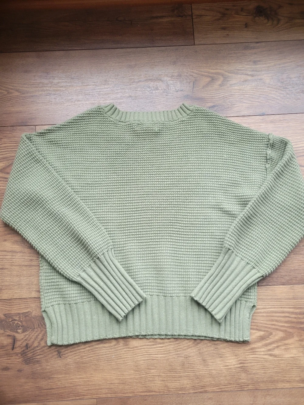 Jessica Simpson Sage Green Ribbed Sweater Med